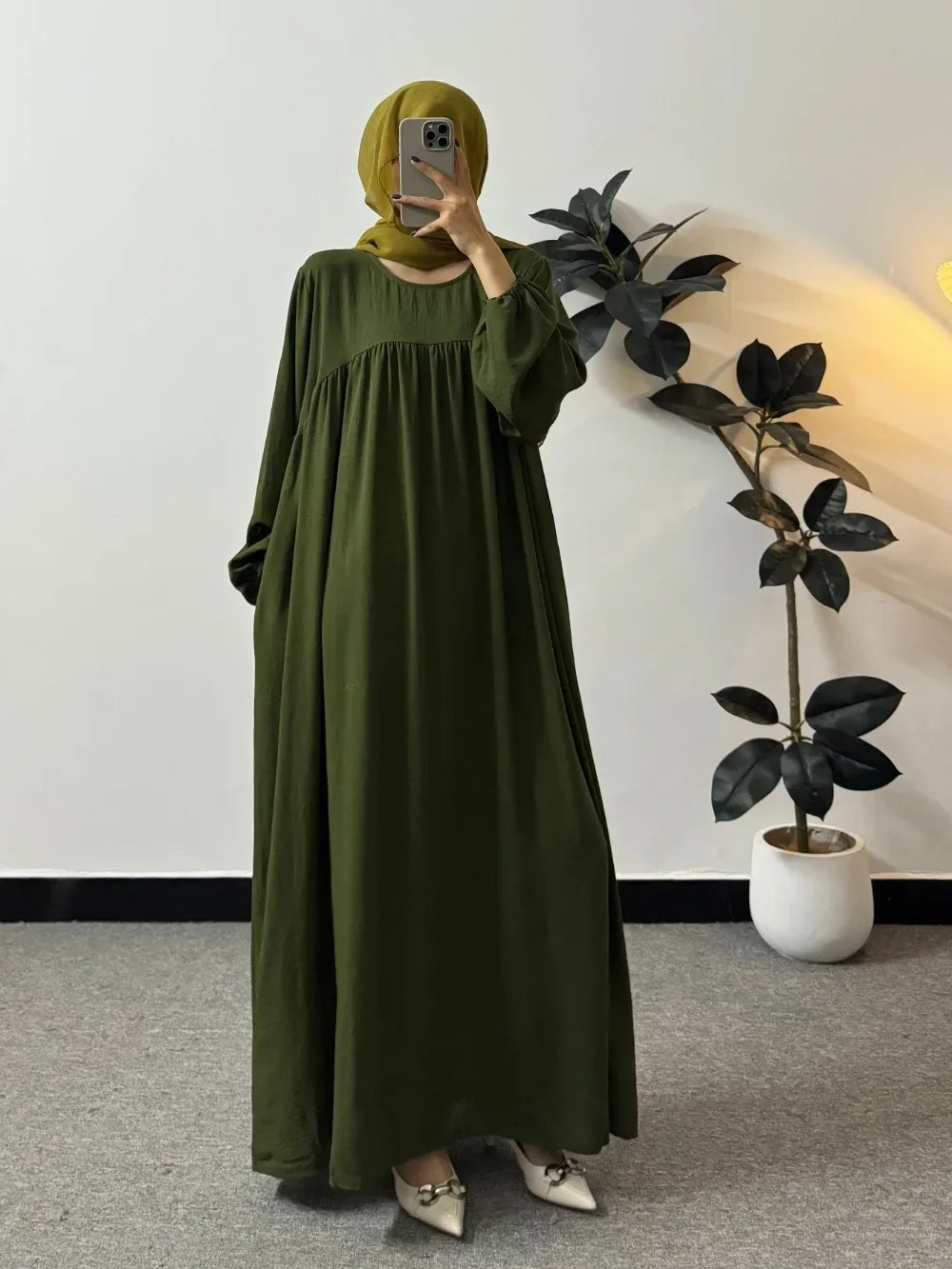 Full Sleeve Loose Maxi Prayer Dress