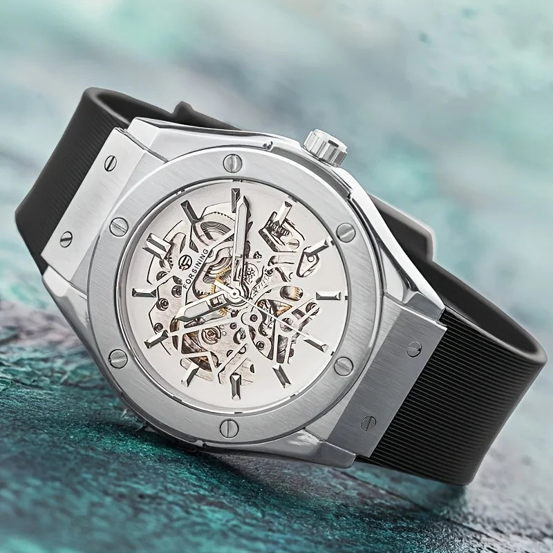 Trendy Men's Mechanical Watch