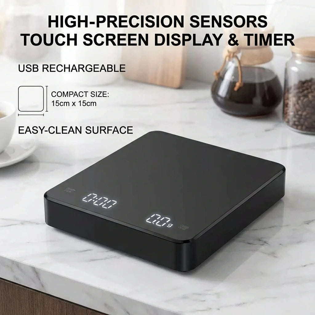 1PC LED Screen Digital Kitchen Scale with Timer