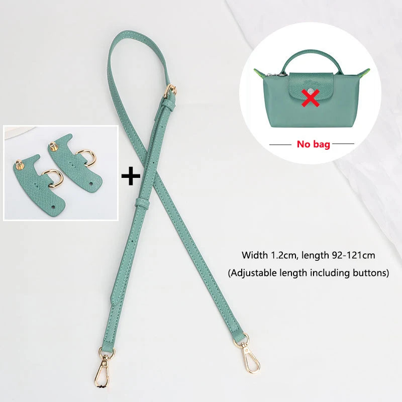 Bag Strap Bag Transformation Accessories For Longchamp Mini Bag Genuine Leather Shoulder Strap Crossbody Belt Straps