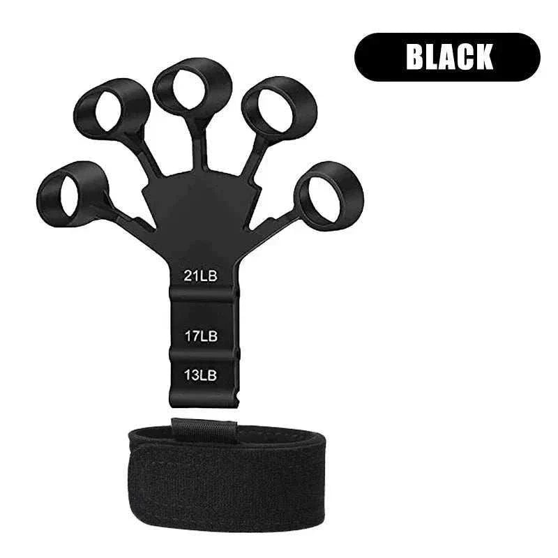 Silicone Finger Trainer for grip strength, hand rehabilitation, and wrist therapy