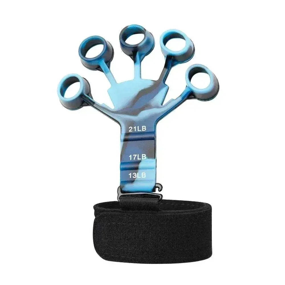 Finger Trainer silicone grip strength enhancer for finger rehabilitation and wrist therapy