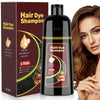 JIESSIA Herbal Brown Hair Color Shampoo 3-in-1 for Men & Women 16.9oz