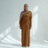 2025 Arabic Modal Muslim Women Modest Dress Eid Dubai Abaya Clothing Islam Party Kaftan Outfit Fashion Turkey Slim Solid Robe