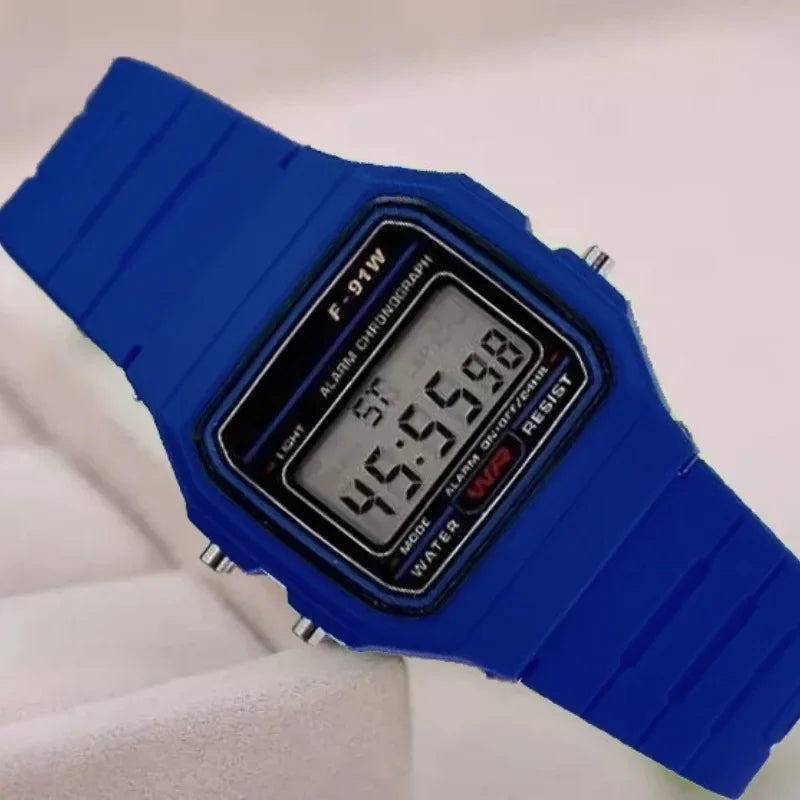 Retro unisex Square Electronic Watches Digital Display