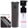 2-in-1 Mobile Phone Screen Spray Bottle Computer Screen Cleaner with Microfiber Cloth Set Cleaning Tools Car Cleaning Supplies