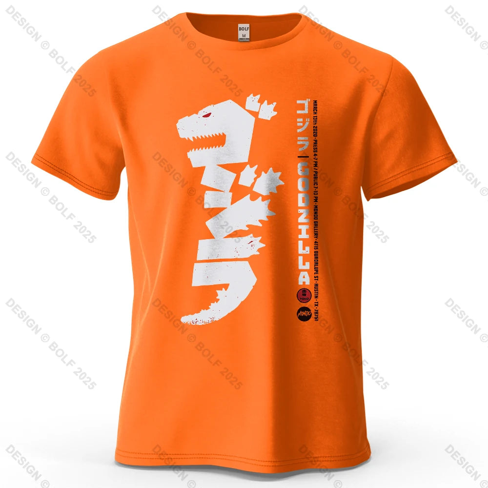 Japan Printed Men's T-Shirt 100% Cotton Oversized Harajuku Style Graphic Tees for Women Tops Tees Casual Streetwear