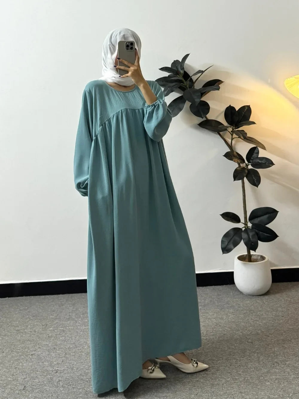 Full Sleeve Loose Maxi Prayer Dress