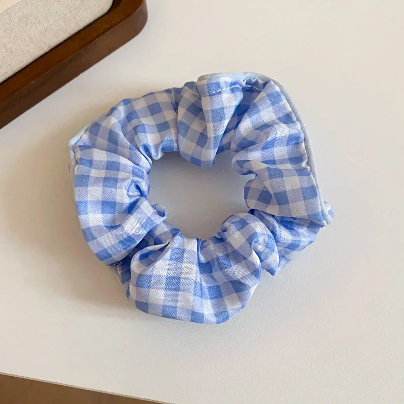 1/2 Pcs Black White Dot Hair Scrunchies Women Girls Simulation Silk Hair Ties Elastic Hair Loop Ponytail Hair Accessories Sets M